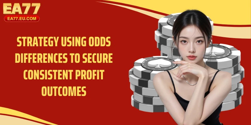 Strategy using odds differences to secure consistent profit outcomes
