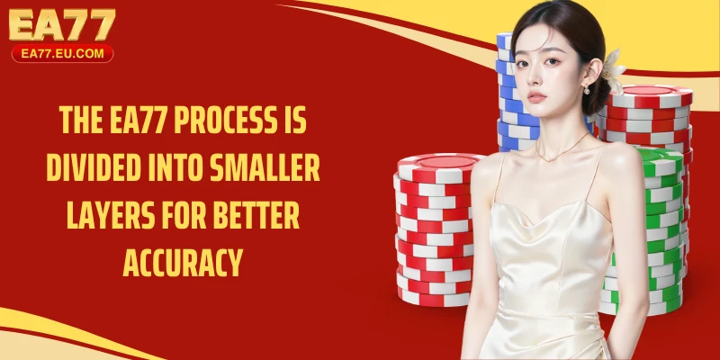 The EA77 process is divided into smaller layers for better accuracy